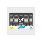 Pi Dekorasyon ŞİRİNE 3D KABARTMALI PLEKSİ MOTOR PLAKALIĞI -1