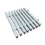 Pi London Havuz Savak Izgarası Çift Geçmeli Kaymaz Dayanıklı Drenaj Su Tahliye Kolay Montaj 10 Metre (Beyaz, 25 cm)