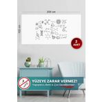 Pi Papers Akıllı Kağıt - 100x200 Cm Beyaz, 1 Alana 1 Bedava, Fotoğraf Belge Not Tutucu Özellikli Yazı Tahtası