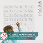 Pi Papers Anetil Harfli Elakin Yüzeye Zarar Vermeyen Akıllı Kağıt Yazı Tahtası 100x100 cm