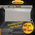 Pi Papers Kes Kullan Akıllı Kağıt - 10 Metre Şeffaf, Statik Tutunma ve Kağıt Tutucu Özellikli, Yazı Tahtası
