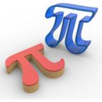 Pi Sayısı Matematik Kurabiye Polikarbon Kalıbı - Mavi