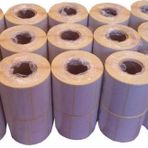 PİA Etiket 80 x 100 mm 15.000 Adet Termal Barkod Etiketi 500 lü Sarım 30 Rulo