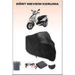 Piaggio Fly 150 Uyumlu Siyah Motorsiklet Branda, Motor Örtüsü