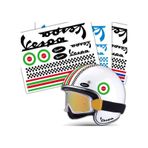 Piaggio Vespa Kask Sticker Etiket Modeli
