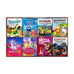 Piar Kids 3-7 Yaş Çocuklar Için Okul Öncesi Eğitici ve Eğlenceli Boyama Kitapları Seti 8 Kitap Toplam 260 Sayfa
