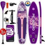 Pic Board Sup 350X89X15CM Stand Up Paddle Board Full Set Sörf Tahtası - Mor