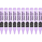 Picador 421 Pastel Mor 10'lu Fosforlu Kalem