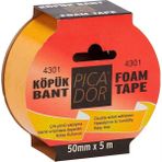 Picador 855 Mic. Askılı 50x5 m Çift Taraflı Köpük Bant
