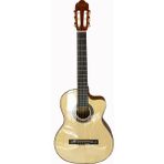 Picaldi ACG21CE Elektro Klasik Gitar (4/4) | Cutaway Kesik Kasa ile Üst Perdelere Kolay Erişim Dahili Preamp ile Sahne Bağlantısı Için Hazır