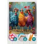 Picasso World Hobby Art Üç Kız Kardeş Sayılarla Boyama Seti - Tuval Boyutu - 50x70 cm