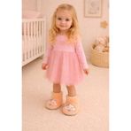 Pico Baby Bebek & Çocuk Kaydırmaz Tabanlı Ev Botu / Panduf / Kışlık Peluş Bot / Bulut Desenli