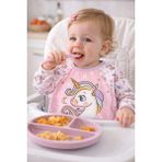 Pico Baby Bebek Unicorn Desenli Su Geçirmez Uzun Kollu Mama ve Etkinlik Önlüğü - Renkli - 0 - 6 Yaş