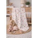 Pico Baby Çok Amaçlı Müslin Örtü & Battaniye / %100 Pamuk / Oeko-Teks Sertifikalı / 80X80 cm - Pembe