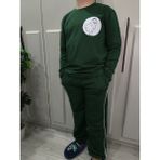 Pidal Giyim Küçük Hayalet Baskılı Pamuklu Uzun Kollu Unisex Çocuk Eşofman Takımı - 9 - 10 Yaş - Nefti Yeşili