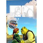Piece Of Date Shrek ve Fiona Tuval Boyama Seti