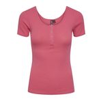Pieces Pckitte Ss Top Noos Sıcak Pembe Kadın T-shirt
