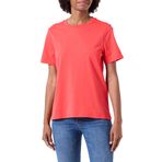 Pieces Pcria Ss Solid Tee Noos Bc Bittersweet Kadın T-shirt