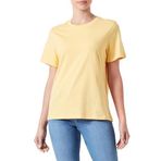 Pieces Pcria Ss Solid Tee Noos Bc Cornsilk Kadın T-shirt