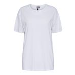 Pieces Pcsara Ss Tee Noos Parlak Beyaz Büyük Beden Kadın T-shirt