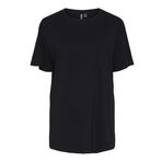 Pieces Pcsara Ss Tee Noos Siyah Büyük Beden Kadın T-shirt