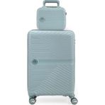 Piel Lino Kabin Boy ve Makyaj Polipropilen Valiz PL015239-SMK Mavi
