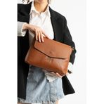 PIEL LINO KADIN HAKİKİ DERİ ÇAPRAZ ÇANTA PL028-D TABA