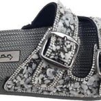 Pienn 20057-001 Anatomik Fashion Taşlı Kadın Terlik