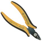 Piergiacomi Micro Soft-Wire Cutter with an 8 mm Long Jaw set at a 21-derece Angle for Flush-Cutting terminal kablo UP to 1.3 mm (16AWG), 1 adet, TRE03NB