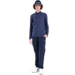 Piero Perla Regular Fit Penye Interlok Jakar Yakalı Uzun Kollu Polo Erkek Lacivert T-Shirt - M