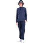 Piero Perla Regular Fit Penye Interlok Jakar Yakalı Uzun Kollu Polo Erkek Lacivert T-Shirt - XS