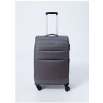 Pierre Cardin 04PC4200 Antrasit Büyük Boy Çekçekli Kumaş Valiz