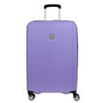 Pierre Cardin 04PC6500-01-LI Lila Çekçekli Sert Valiz