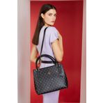Pierre Cardin 05PO22K1592 Siyah Monogram Kadın Omuz Çantası