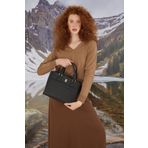 Pierre Cardin 05PO22K1599 Print Siyah Kadın Omuz Çantası
