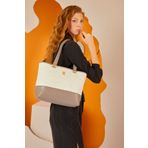 Pierre Cardin 05PO22Y1560 Beyaz Monogram Kadın Omuz Çantası