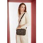 Pierre Cardin 05PO23Y1726 Alfabe Kahve Kadın Omuz Çantası