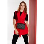 Pierre Cardin 05PO23Y1726 Siyah Monogram Kadın Omuz Çantası