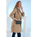 Pierre Cardin 05PO23Y1731 Tramlı Alfabe Antrasit Kadın Omuz Çantası