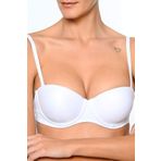 Pierre Cardin 1-6-6026 232-006026 Beyaz Destekli Straplez Tek Kadın Sütyen