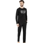 Pierre Cardin %100 Pamuklu Erkek Pijama Takım, Mevsimlik Uzunkollu