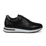Pierre Cardin 109665 Pc Siyah Hakiki Deri Erkek Sneaker Ayakkabı