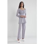 Pierre Cardin 1241 Royal Kadın Penye Dantelli Pijama Takım