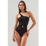 Pierre Cardin 231107 Siyah Tüllü Kemerli Kadın Mayo