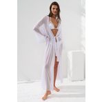 Pierre Cardin 231812 Beyaz Belden Bağlamalı Kadın Kimono