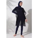 Pierre Cardin 231919 Lacivert Fileli Tesettür Tulum Mayo