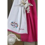 Pierre Cardin 2'li Mutfak Havlusu Fuşya - 40 x 60 cm