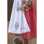 Pierre Cardin 2'li Mutfak Havlusu Mercan - 40 x 60 cm