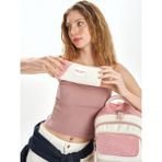 Pierre Cardin 2'li Okul Çantası Seti Kız Çocuk Çok Gözlü Sırt Okul Çantası ve Kalemlik 07PC2824 - Pembe