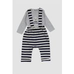 Pierre Cardin 302262 Yeşil Bebek Bahçıvan Tulum Takımı